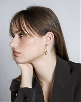 Orecchini Loving Palladio  Donna 2D in Argento ORG01 SERLIANA - ORG01 SERLIANA